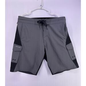 Pelagic Board Gray Black FX90 Tactical Shorts Size 36